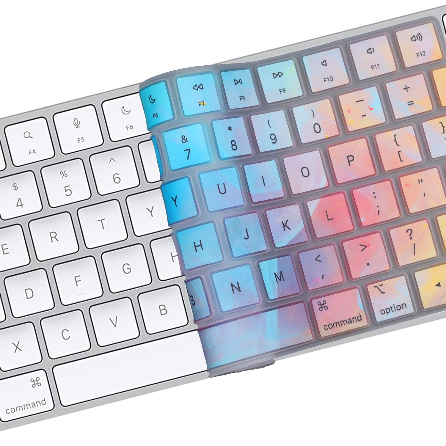Amazon.co.jp: iMac Magic Keyboard A2449/A2450用シリコンキーボード